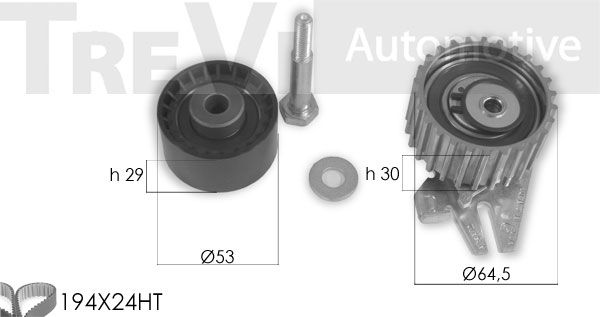 TREVI AUTOMOTIVE Hammashihnasarja KD1426